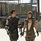 Milla Jovovich and Oded Fehr in Resident Evil: Extinction (2007)