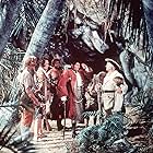 Andrew Blackett, Bobby Driscoll, Walter Fitzgerald, Robert Newton, Denis O'Dea, and Geoffrey Wilkinson in Treasure Island (1950)