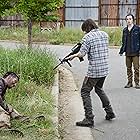 Alec Rayme, Chandler Riggs, and Austin Abrams in The Walking Dead (2010)