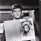 Roger Moore and Claudie Lange in Crossplot (1969)
