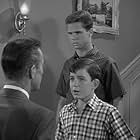 Hugh Beaumont, Tony Dow, and Jerry Mathers in Leave It to Beaver (1957)