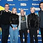 Annette Bening, Jennifer Fox, Jon Hamm, Scott Z. Burns, and Adam Driver at an event for The Report (2019)