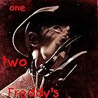 Promotional poster of Roberto Lombardi as Freddy Krueger