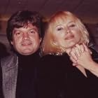 Ilya Salkind and Sybil Danning at a party in Sybil's honor while shooting "Superboy" 