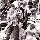 Mel Gibson, Linda Hunt, and Peter Weir in The Year of Living Dangerously (1982)