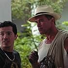 Arnold Schwarzenegger and John Leguizamo in Collateral Damage (2002)
