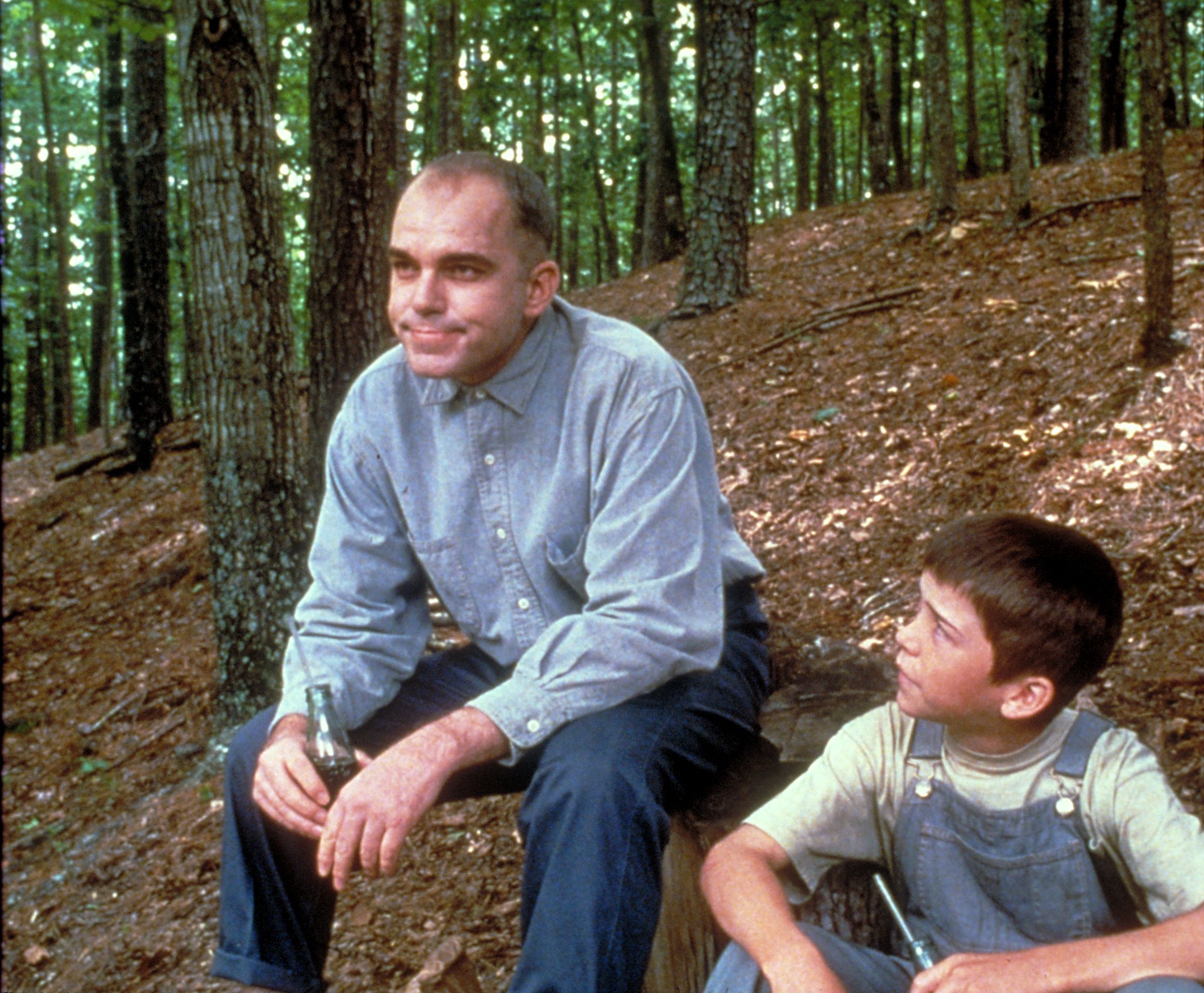 Billy Bob Thornton and Lucas Black in Sling Blade (1996)