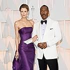 Eddie Murphy and Paige Butcher at an event for The Oscars (2015)