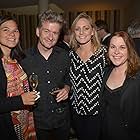 Laura Smith (2nd R) and Rebecca Green (R) attend IMDb's 2014 Cannes Film Festival Dinner Party at Restaurant Mantel on May 19, 2014 in Cannes, France.