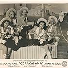 Groucho Marx, Abigail Adams, Toni Kelly, Merle McHugh, Dee Turnell, and Chili Williams in Copacabana (1947)