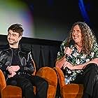 Daniel Radcliffe and 'Weird Al' Yankovic at an event for Weird: The Al Yankovic Story (2022)