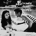 "Raintree County" Elizabeth Taylor and Montgomery Clift during lunch