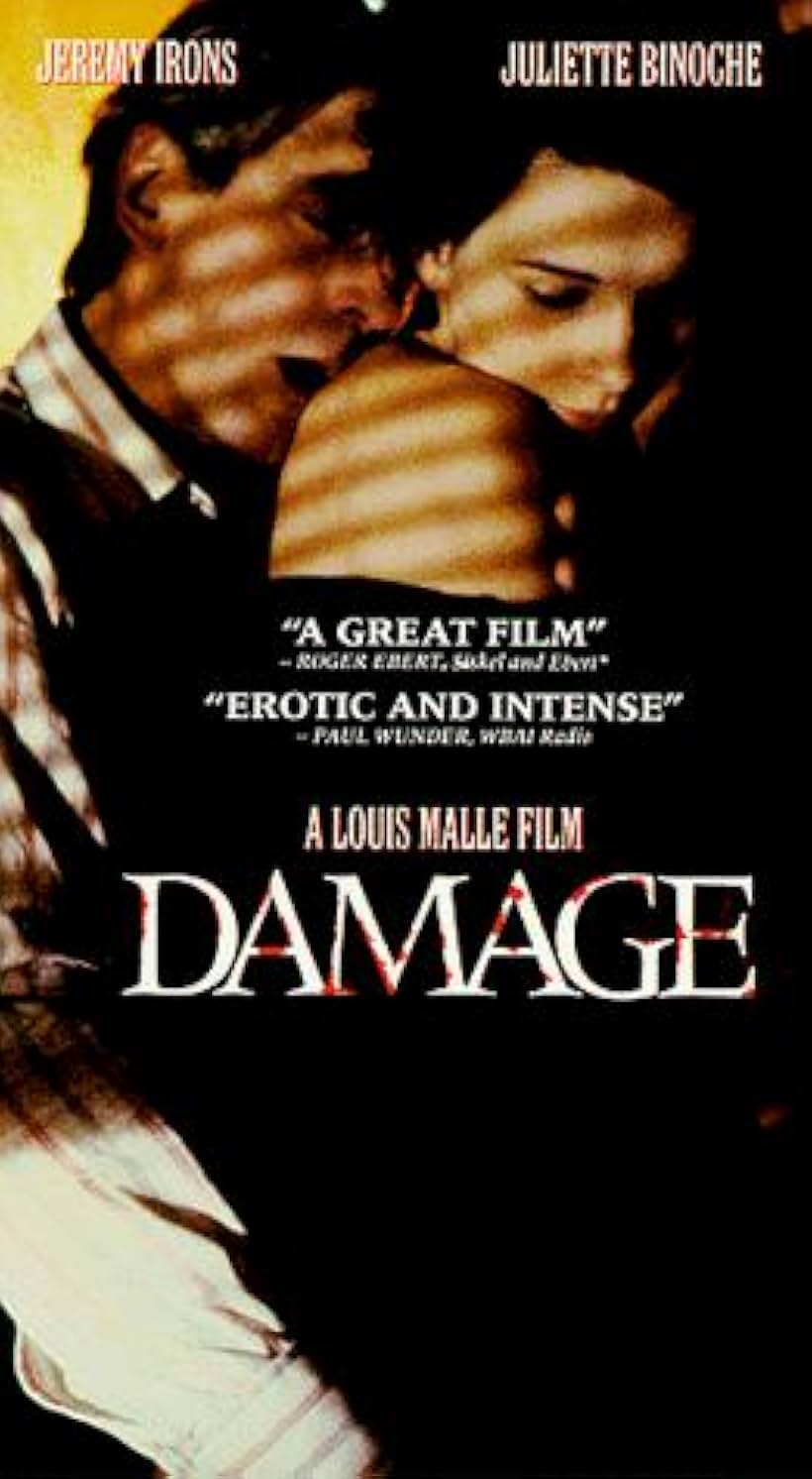 Juliette Binoche and Jeremy Irons in Damage (1992)