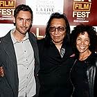 Stephanie Allain, Malik Bendjelloul, and Rodriguez at an event for Searching for Sugar Man (2012)