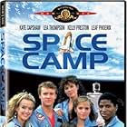 Kelly Preston, Lea Thompson, Kate Capshaw, Joaquin Phoenix, Tate Donovan, and Larry B. Scott in SpaceCamp (1986)