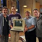 Chuck Lorre, Bill Prady, Steve Wozniak, and Jim Parsons in The Big Bang Theory (2007)