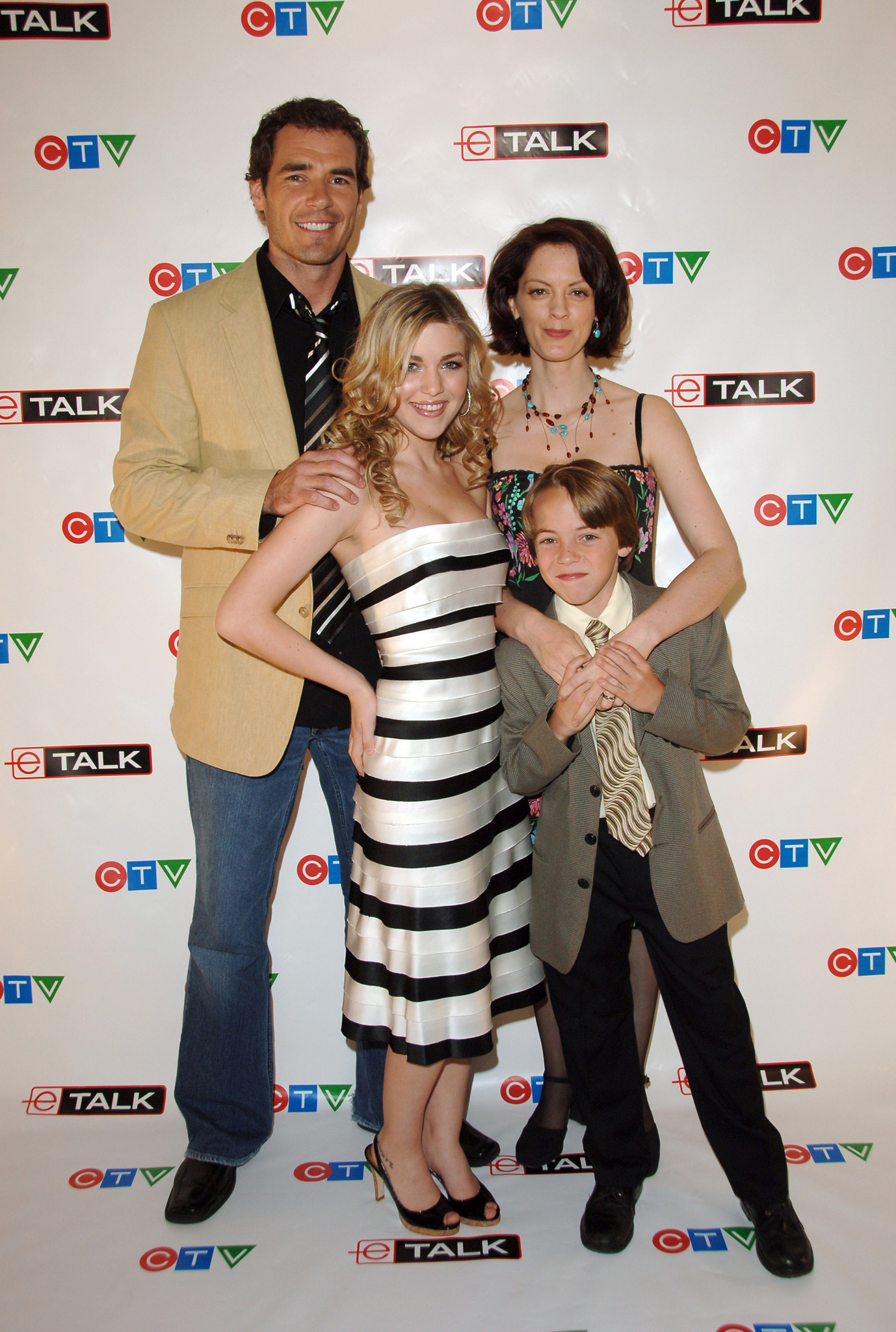 Carly McKillip, Dan Payne, Connor Price, and Rebecca Northan at an event for Alice, I Think (2006)