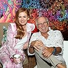 Jimmy Buffett and Isla Fisher at an event for The Beach Bum (2019)