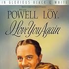 Myrna Loy and William Powell in I Love You Again (1940)