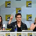 Julie Plec, Paul Wesley, and Nina Dobrev at an event for The Vampire Diaries (2009)