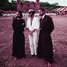 Robert De Niro, Jeremy Irons, and Roland Joffé in The Mission (1986)