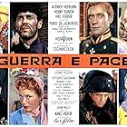 Henry Fonda, Audrey Hepburn, Anita Ekberg, Mel Ferrer, Vittorio Gassman, Herbert Lom, Anna Maria Ferrero, and Milly Vitale in War and Peace (1956)