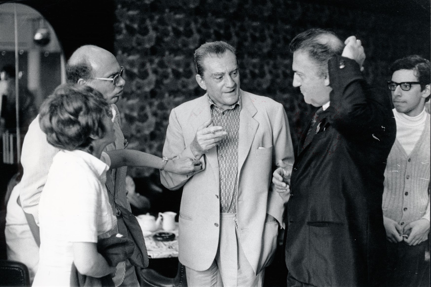 Federico Fellini, Francesco Rosi, and Luchino Visconti