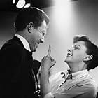 Photographer Bob Willoughby and Judy Garland during the making of "A Star Is Born"