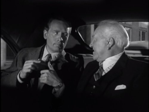 Patrick McGoohan and Charles Carson in Danger Man (1960)