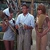 Tina Louise, Russell Johnson, and Dawn Wells in Gilligan's Island (1964)