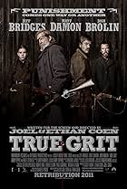 Jeff Bridges, Matt Damon, Josh Brolin, and Hailee Steinfeld in True Grit (2010)