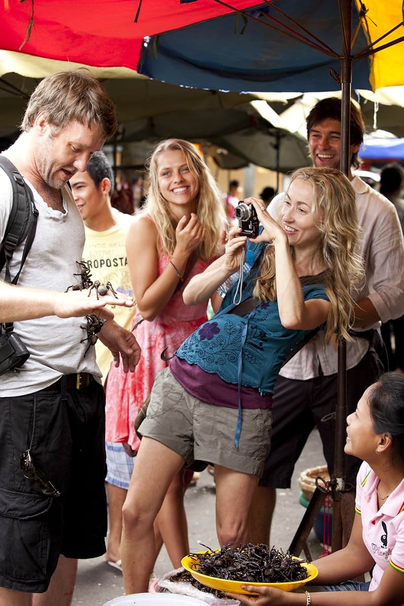 Joel Edgerton, Felicity Price, Antony Starr, and Teresa Palmer in Wish You Were Here (2012)