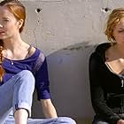 Elyse Levesque and Lissa Lauria in a scene from "Spare Change"