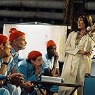 Bill Murray, Willem Dafoe, Anjelica Huston, Noah Taylor, Seu Jorge, and Waris Ahluwalia in The Life Aquatic with Steve Zissou (2004)
