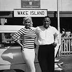 Bob Hope with Jayne Mansfield on during a U.S.O. Tour Wake Island