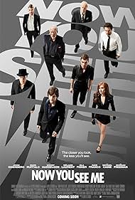 Morgan Freeman, Michael Caine, Woody Harrelson, Jesse Eisenberg, Isla Fisher, Mélanie Laurent, Mark Ruffalo, and Dave Franco in Now You See Me (2013)