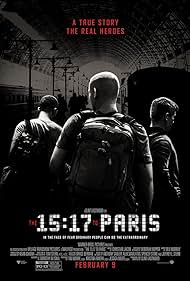 Spencer Stone, Alek Skarlatos, and Anthony Sadler in The 15:17 to Paris (2018)
