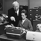 Alfred Hitchcock and Tippi Hedren in Marnie (1964)