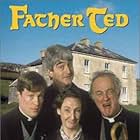 Frank Kelly, Pauline McLynn, Dermot Morgan, and Ardal O'Hanlon in Father Ted (1995)