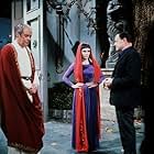 "Cleopatra" Rex Harrison, Elizabeth Taylor and Dir. Joseph L. Mankiewicz 1963 20th Century Fox