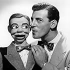 Paul Winchell the ventriloquist with Jerry Mahoney, 6/4/54.