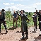 Norman Reedus, Michael Cudlitz, R. Keith Harris, Andrew Lincoln, Lauren Cohan, Danai Gurira, Karen Ceesay, Tom Payne, and Steven Yeun in The Walking Dead (2010)