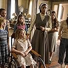 Grace Caroline Currey, Stephanie Sigman, Philippa Coulthard, Tayler Buck, Talitha Eliana Bateman, Lulu Wilson, and Lou Lou Safran in Annabelle: Creation (2017)