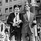 Bonar Colleano and Anthony Newley in The Man Inside (1958)