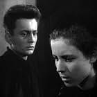 Nicole Ladmiral and Claude Laydu in Diary of a Country Priest (1951)