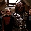 Michael Dorn, Patrick Stewart, and Keith Gearhart in Star Trek: The Next Generation (1987)