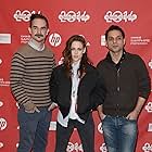 Kristen Stewart, Peter Sattler, and Payman Maadi at an event for Camp X-Ray (2014)