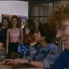 Pat Mastroianni, Stefan Brogren, Angela Deiseach, Maureen Deiseach, and Nicole Stoffman in Degrassi High (1987)