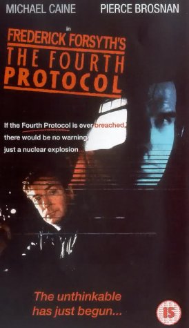 Pierce Brosnan and Michael Caine in The Fourth Protocol (1987)