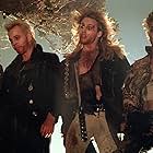 Kiefer Sutherland, Brooke McCarter, Alex Winter, and Billy Wirth in The Lost Boys (1987)